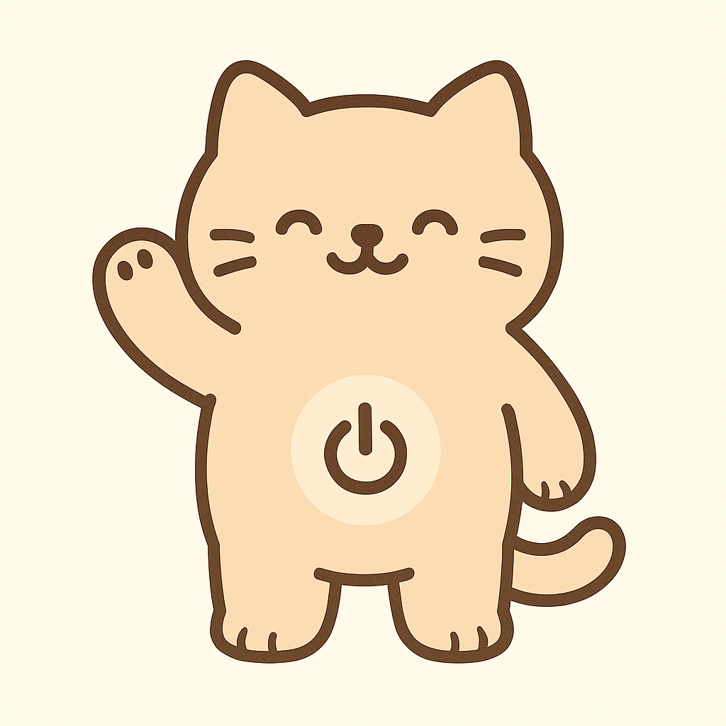 離線貓招手歡迎